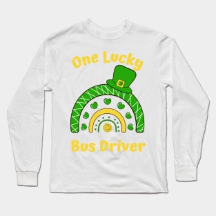 One Lucky Bus Driver Long Sleeve T-Shirt